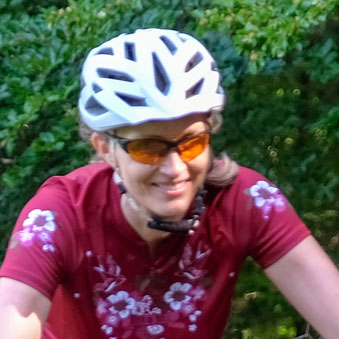 female MTB Biker